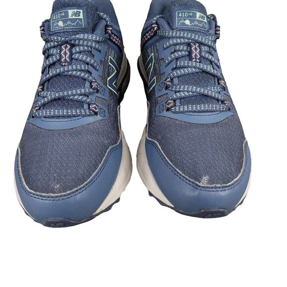 New Balance Shoe Women 7.5 Athletic Trail Running Sneaker All Terrain 410v6 Blue - Picture 5 of 16